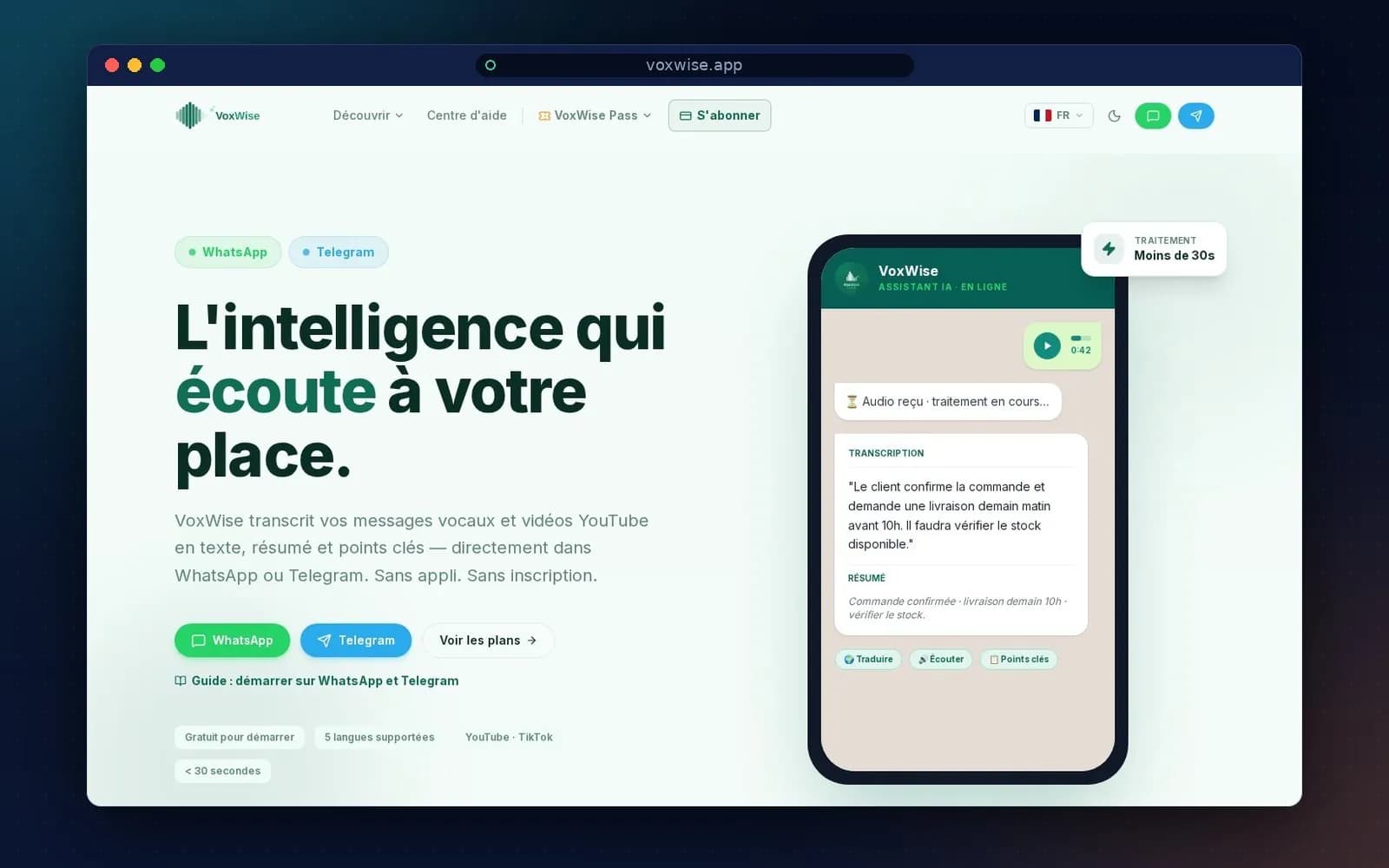 Site VoxWise